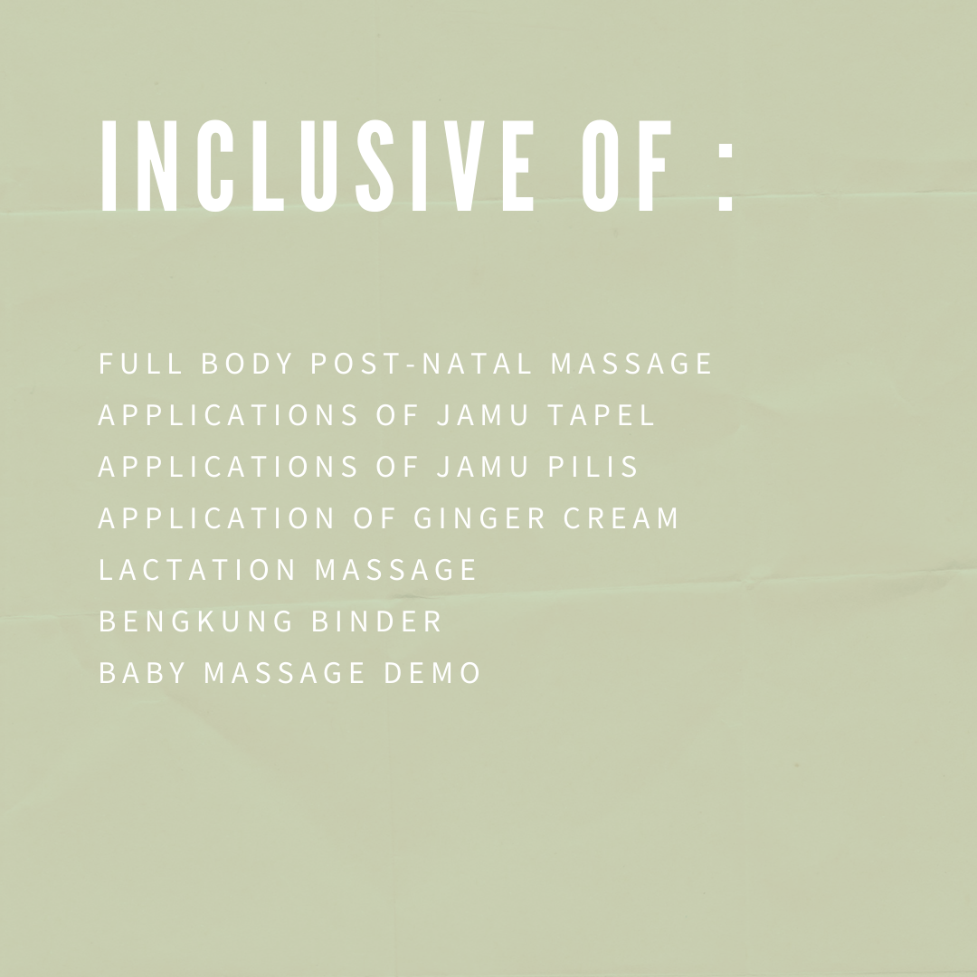 Deluxe Jamu Post-Natal Massage