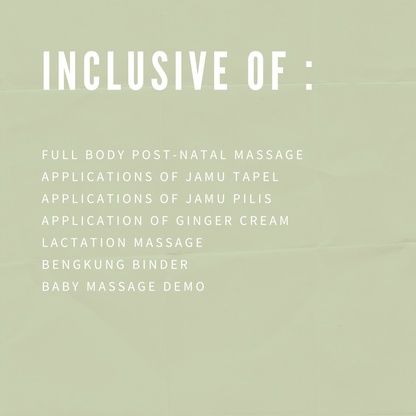 Deluxe Jamu Post-Natal Massage