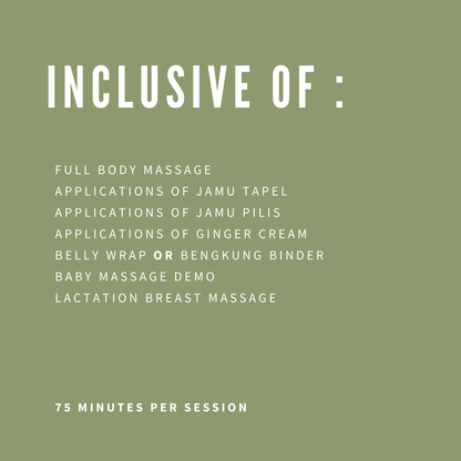 Deluxe Jamu Post-Natal Massage